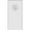 Ekena Millwork Standard Foster Spiral Plinth Block With Rounded Edge, 4 1/2"W x 9"H x 1/2"P PBP045X090X050FOS14 - alternate 2